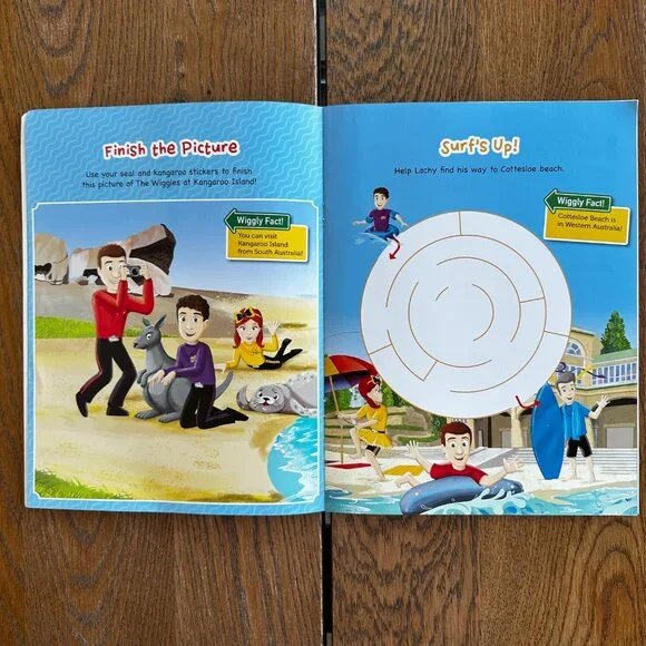 NEW The Wiggles Australia Sticker Activity Book Paperback - Picture 5 of 11